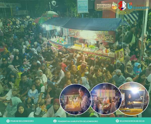 Penonton Membludak, Bojonegoro Night Carnival 2023 Jadi Berkah Bagi Pedagang
